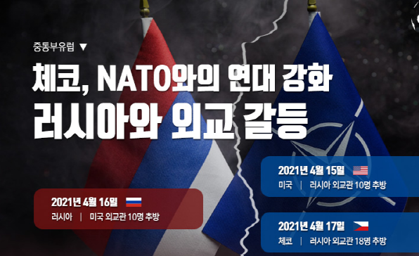 [이슈인포그래픽] 체코, NATO와의 연대 강화 러시아와 외교 갈등 